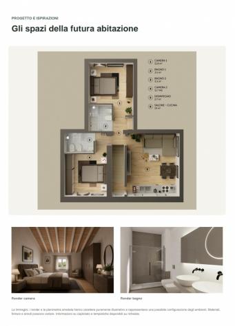 APPARTAMENTO di 3 vani e di 60 mq (CARMIGNANO) rif. AA-MS - Foto 3