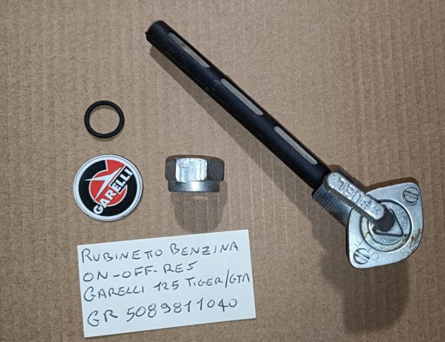 Rubinetto serbatoio benzina moto epoca Garelli Tiger GTA 125 cc GR 5089811040 - Foto 2