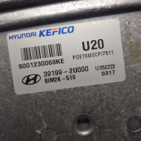 Centralina Motore Kefico 39199-2U000 391992U000 SIM2K-510 SIM2K510 90012300068KF - Foto 6