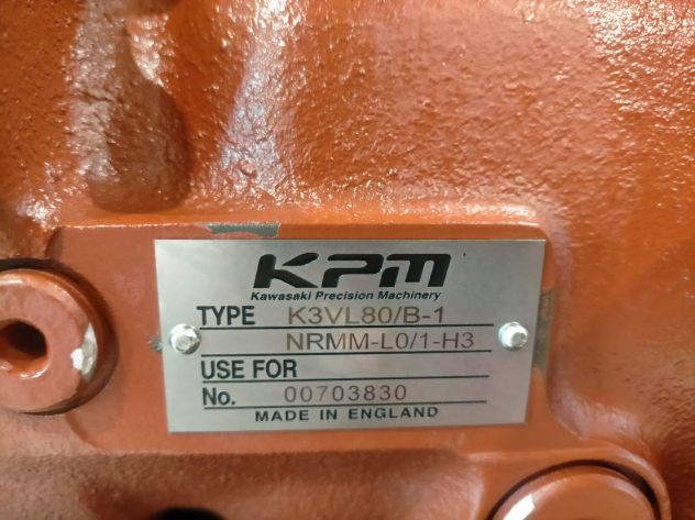 Pompa oleodinamica Kawasaki K3VL80/B-1NRMM-L01-H3 - Foto 5