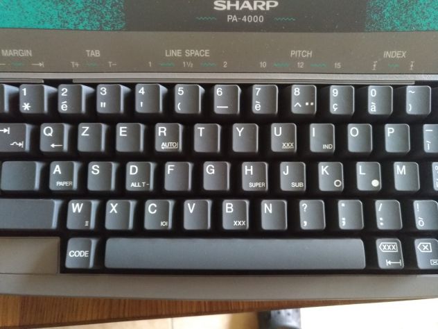 Macchina per scrivere elettronica Sharp PA-4000 - Foto 2
