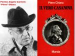 IL VERO CASANOVA, Piero Chiara, Mursia 1^ edizione 1977.