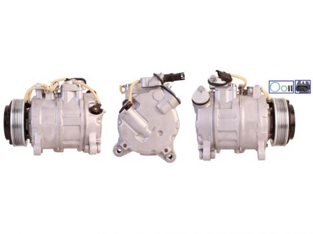 Compressore A/C per Bmw Serie 5 E60 F10 G30 Elstock Denso condensatore
