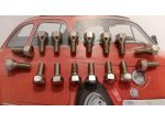 Kit 16 Bulloni Conici Nichelati Fiat 500 R / 126