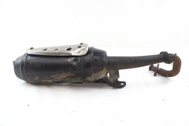 PIAGGIO ZIP 50 BASE 436654 MARMITTA SILENZIATORE SCARICO 91 - 98 MUFFLER SEGNI DI USURA - Foto 2