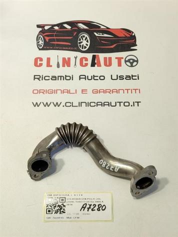 TUBO SCAMBIATORE EGR VOLKSWAGEN Polo 5° Serie 03P131521A CFW diesel 1198 (0917)