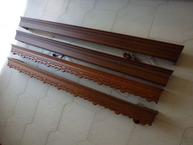 Marca ARQUATI ORIGINALI: Reggi tende, interamente in noce massello,perfettissime - Foto 3