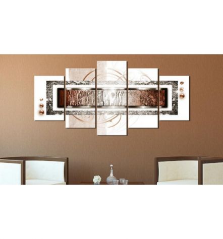 Quadro Con 6 Sfere - Beige - 100x50 E 200x100 ARREDALACASA - Foto 2