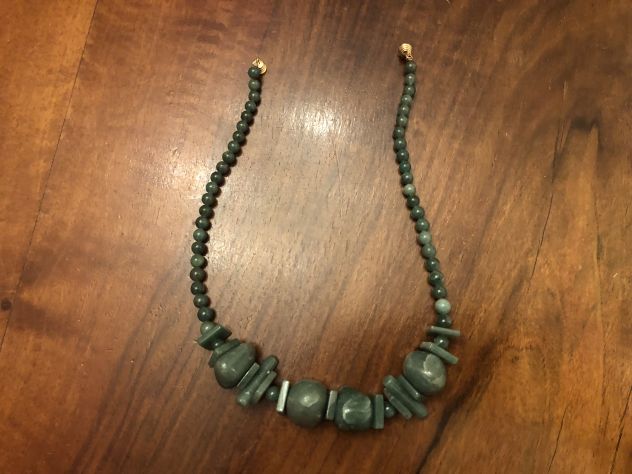 COLLANA CON PIETRE DI GIADA - Foto 2