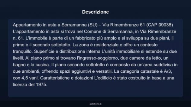 Immobile in asta di 68 m² in vendita a Serramanna - Foto 16