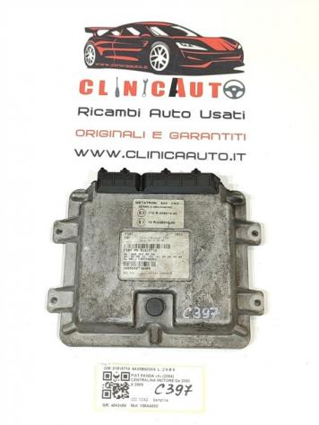 CENTRALINA MOTORE FIAT Panda 2° Serie 51815710 6A03B000A9 188A4000 benzina 1242 (0310)