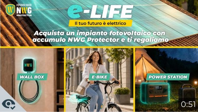 Kit Fotovoltaico - ZERO ANTICIPO! FV + Inverter Ibrido + Batteria - Foto 2