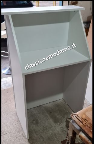 Babcone reception ecopelle beige e bianco ufficio hotel con spedizione - Foto 2