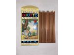 CONFEZIONE DA 12 PASTELLI COLORATI NUOVI MA VINTAGE MARCA”GIOTTO”