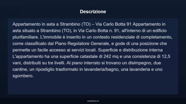 Immobile in asta di 242 m² con più di 5 locali in vendita a Strambino - Foto 18