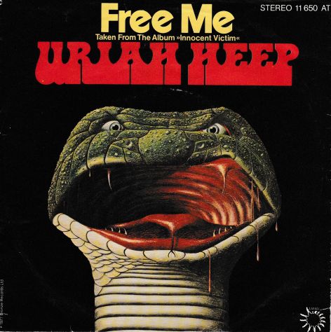 URIAH HEEP - Free Me / Masquerade - 7'' / 45 giri 1977 Bronze