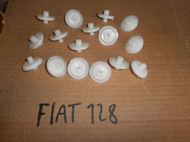 Mollette ganci clip fissaggio modanature profili sottoporta Fiat 128 B CL RALLY