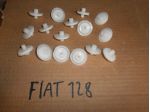 Mollette ganci clip fissaggio modanature profili sottoporta Fiat 128 B CL RALLY