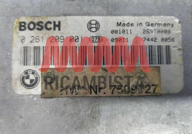 0261209001 BMW E36 318i centralina motore Bosch - Foto 2