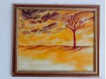 Quadro "Albero rosso "