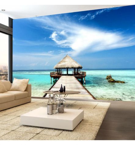 Fotomurale Adesivo Alle Maldive Arredalacasa