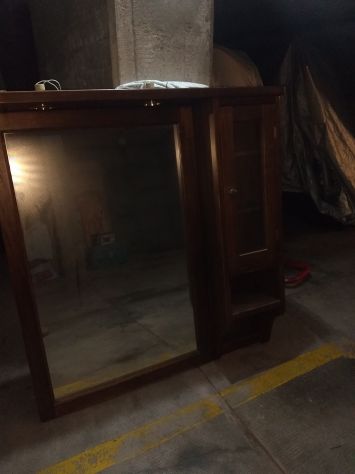 SPECCHIERA BAGNO + ANGOLIERA in legno vero - Foto 4