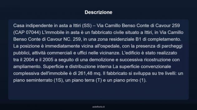 Immobile in asta di 261 m² in vendita a Ittiri - Foto 3
