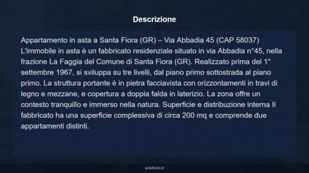 Immobile in asta di 200 m² in vendita a Santa Fiora - Foto 18