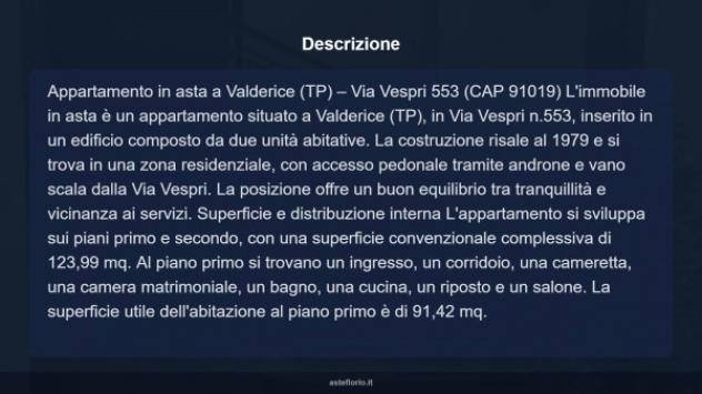 Immobile in asta di 123 m² in vendita a Valderice - Foto 9