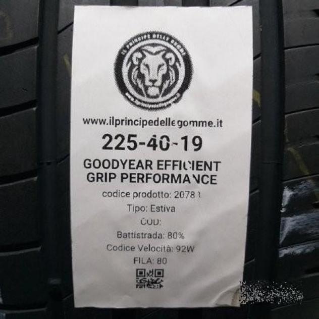 2 gomme 225 40 19 goodyear a20783 - Foto 2