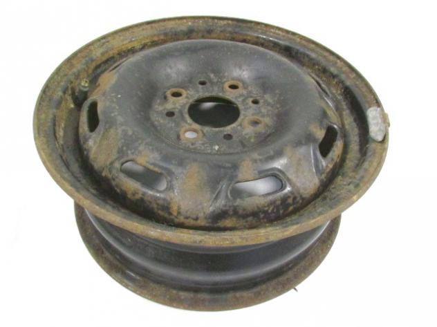 087812 CERCHIO IN FERRO DA 13 POLLICI 4 FORI FIAT UNO 1.1 41KW 5M B 5P (1991) RICAMBIO USATO 4,50BX13H INTERASSE 4X98MM