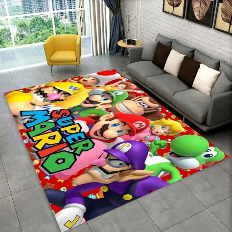 TAPPETO SUPER MARIO VIDEOGIOCO VINTAGE VIDEOGAME CARPET - Foto 7