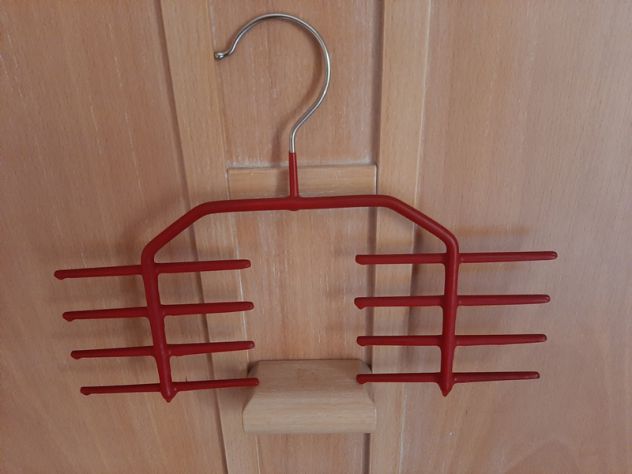 PORTA CRAVATTE IN ACCIAIO PLASTIFICATO ANTISCIVOLO - Foto 2