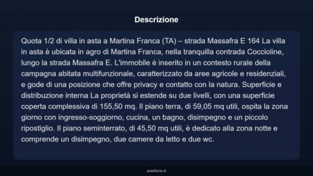 Immobile in asta di 155 m² con più di 5 locali in vendita a Martina Franca - Foto 7