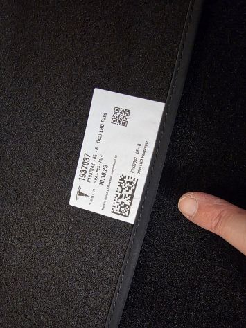 per Model Y Juniper Tappetini interni in moquette originali di prima dotazione - Foto 10