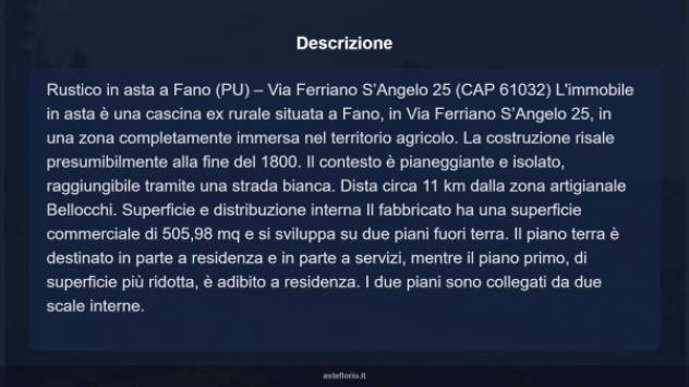 Immobile in asta di 505 m² con più di 5 locali in vendita a Fano - Foto 5