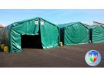 Tendone per magazzino/Rimessaggio 8 x 12 x 4,42 Professionale MMItalia
