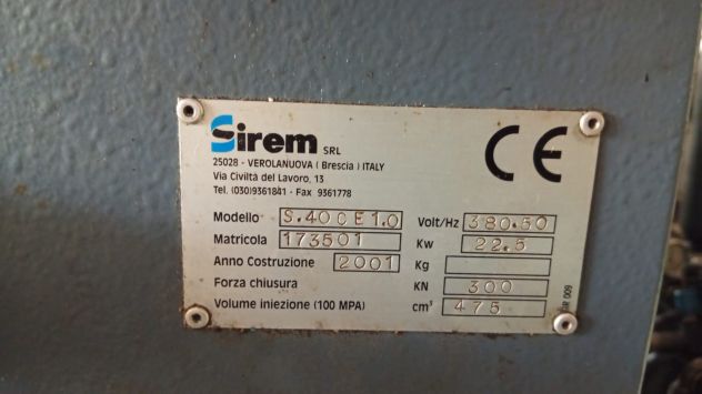SIREM S40S Pressa rotativa ad iniezione stampaggio Tacchi Suola - Foto 2