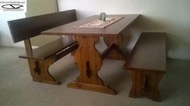 PANCHE IN LEGNO NUOVE DI FABBRICA PER ARREDO PUB, PIZZERIA, PANINOTECA - Foto 3