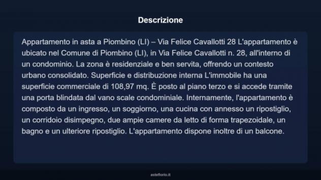 Immobile in asta di 108 m² in vendita a Piombino - Foto 4