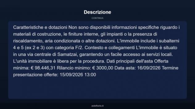 Immobile in asta di 165 m² con più di 5 locali in vendita a Samatzai - Foto 5
