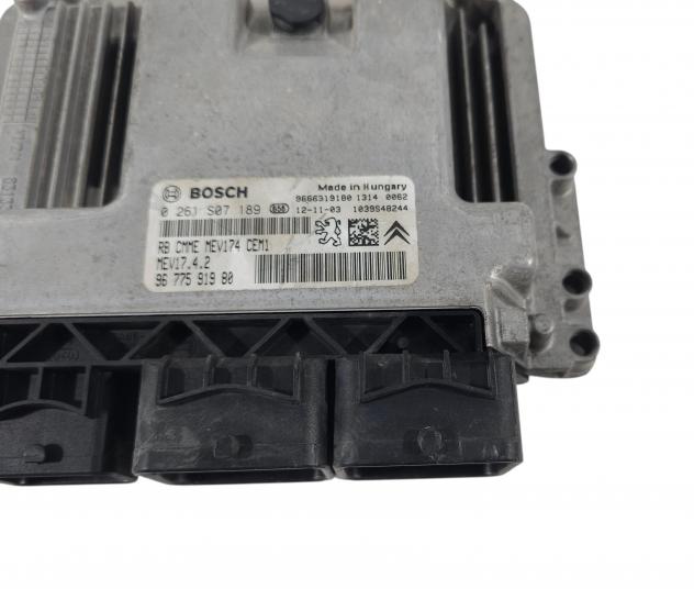 CENTRALINA MOTORE CITROEN C3 Picasso 9677591980 8F02 Benzina 1400 (08) - Foto 3