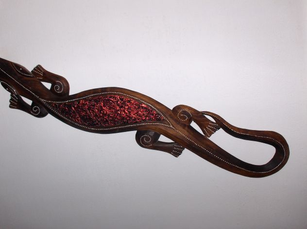 Grande Scultura in legno Artigianale Italiano - Foto 7