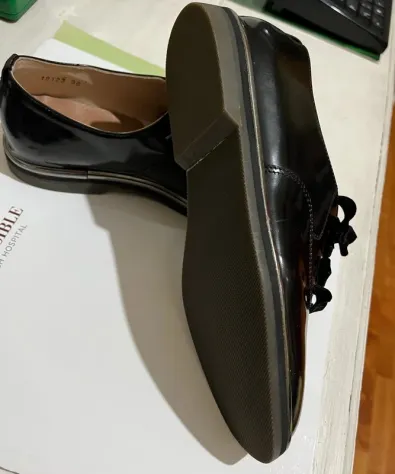 Scarpe pelle verniciata, misura 36, Kid's Heaven, made in Italy - Foto 5