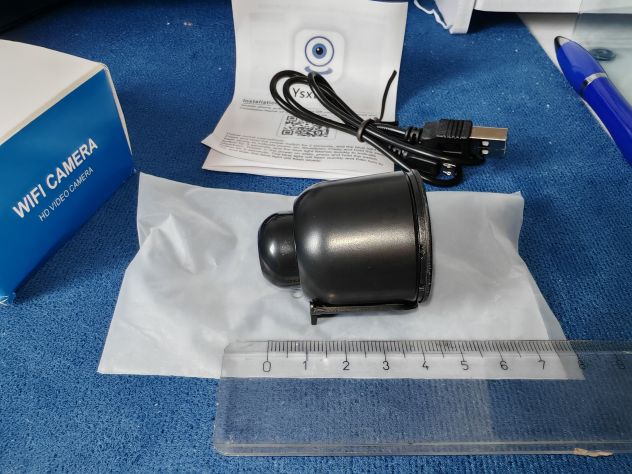 Mini videocamera HD wifi sensore di movimento visione notturna registrazione loo - Foto 4