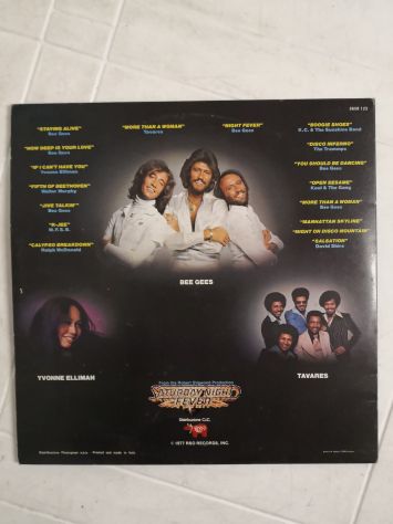 Disco Vinile Lp 33 giri dei Bee Gees - "Saturday night Fiver" originale del 1977 - Foto 5