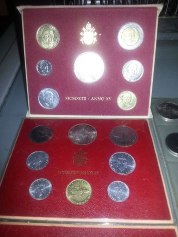 52 MONETE:6 D'ARGENTO MASSICCIO,FIOR DI CONIO,7 SERIE DIVISIONALI,VATICANO E SAN - Foto 2