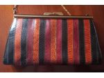 Borsa vintage pitonata anni '70