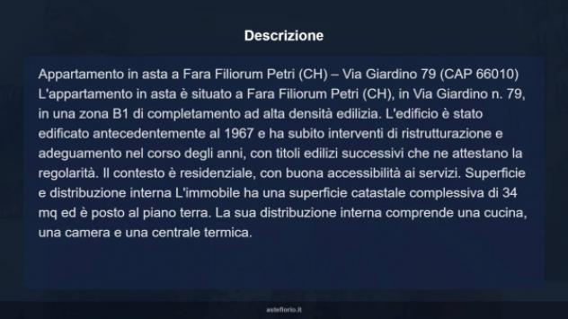 Immobile in asta di 34 m² in vendita a Fara Filiorum Petri - Foto 4