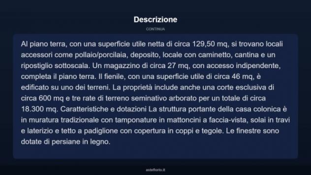 Immobile in asta di 307 m² con più di 5 locali in vendita a Torrita di Siena - Foto 9
